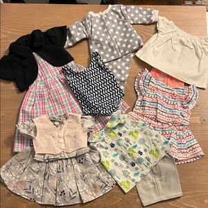 Lot of Assorted Doll Clothes - fits 18” Doll